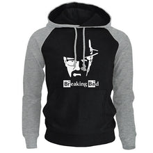 Load image into Gallery viewer, BREAKING BAD Print Streetwear 2018 Men's Hoodies Autumn Winter Raglan Hoody Sweatshirt Brand Sportswear Harajuku Fleece Pullover