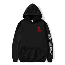 Load image into Gallery viewer, New Fashion 2019 Autumn Winter Latest Harajuku Poison Rose Print Hoodies High Quality Men Women Hip Hop Streetwear Clothing