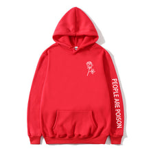 Load image into Gallery viewer, New Fashion 2019 Autumn Winter Latest Harajuku Poison Rose Print Hoodies High Quality Men Women Hip Hop Streetwear Clothing