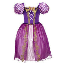 Load image into Gallery viewer, Girl Party Dress Kids Cinderella Halloween Costume Baby Girl Princess Dress Christmas Long Hair Girl Aurora Beauty Dress