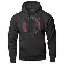 Load image into Gallery viewer, Hoodies Men Odin Vikings Sweatshirts Ragnar Raven Hooded Sweatshirt Sons Of Anarchy Winter Autumn Gone to Valhalla Sportswear