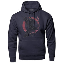 Load image into Gallery viewer, Hoodies Men Odin Vikings Sweatshirts Ragnar Raven Hooded Sweatshirt Sons Of Anarchy Winter Autumn Gone to Valhalla Sportswear