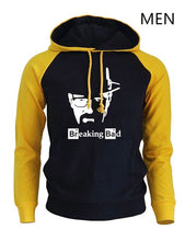 Load image into Gallery viewer, BREAKING BAD Print Streetwear 2018 Men's Hoodies Autumn Winter Raglan Hoody Sweatshirt Brand Sportswear Harajuku Fleece Pullover