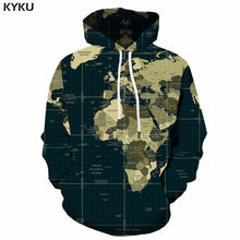 Load image into Gallery viewer, KYKU Christmas Hoodies Men Sweatshirt Red Hip Hop 3d Print Hoodie Xmas Snowflake Sweatshirt Pullover Hooded Funny Mens Clothing