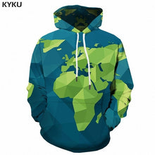 Load image into Gallery viewer, KYKU Christmas Hoodies Men Sweatshirt Red Hip Hop 3d Print Hoodie Xmas Snowflake Sweatshirt Pullover Hooded Funny Mens Clothing