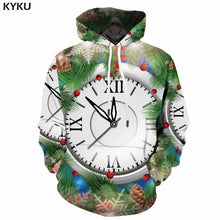 Load image into Gallery viewer, KYKU Christmas Hoodies Men Sweatshirt Red Hip Hop 3d Print Hoodie Xmas Snowflake Sweatshirt Pullover Hooded Funny Mens Clothing