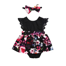 Load image into Gallery viewer, 2018 FOCUSNORM Newborn Baby Infant Girl Romper Tutu Dress Headband Floral Outfits Party Dress