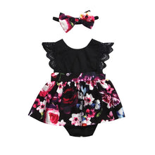 Load image into Gallery viewer, 2018 FOCUSNORM Newborn Baby Infant Girl Romper Tutu Dress Headband Floral Outfits Party Dress